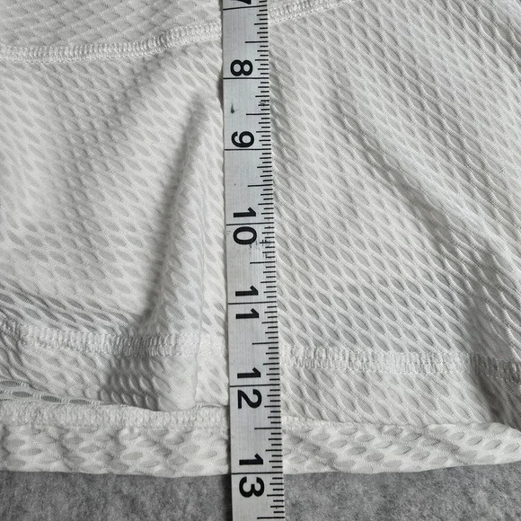 Sofibella Skirt Skort White Honeycomb Textured Small Active Tennis Golf Preppy